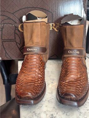 Men’s brown Cuadra boots.